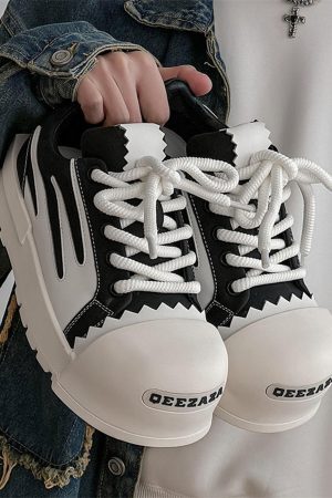 Concert Outfit Street Contrast Color Casual Sneakers