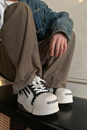 Concert Outfit Street Contrast Color Casual Sneakers