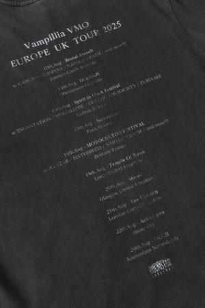 Concert Outfit Street Dark Punk Graphics T-Shirt