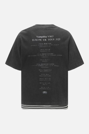 Concert Outfit Street Dark Punk Graphics T-Shirt