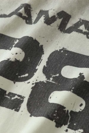 Concert Outfit Street Dirty Dyed Gradient Motorcycle T-Shirt