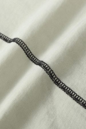 Concert Outfit Street Dirty Dyed Gradient Motorcycle T-Shirt