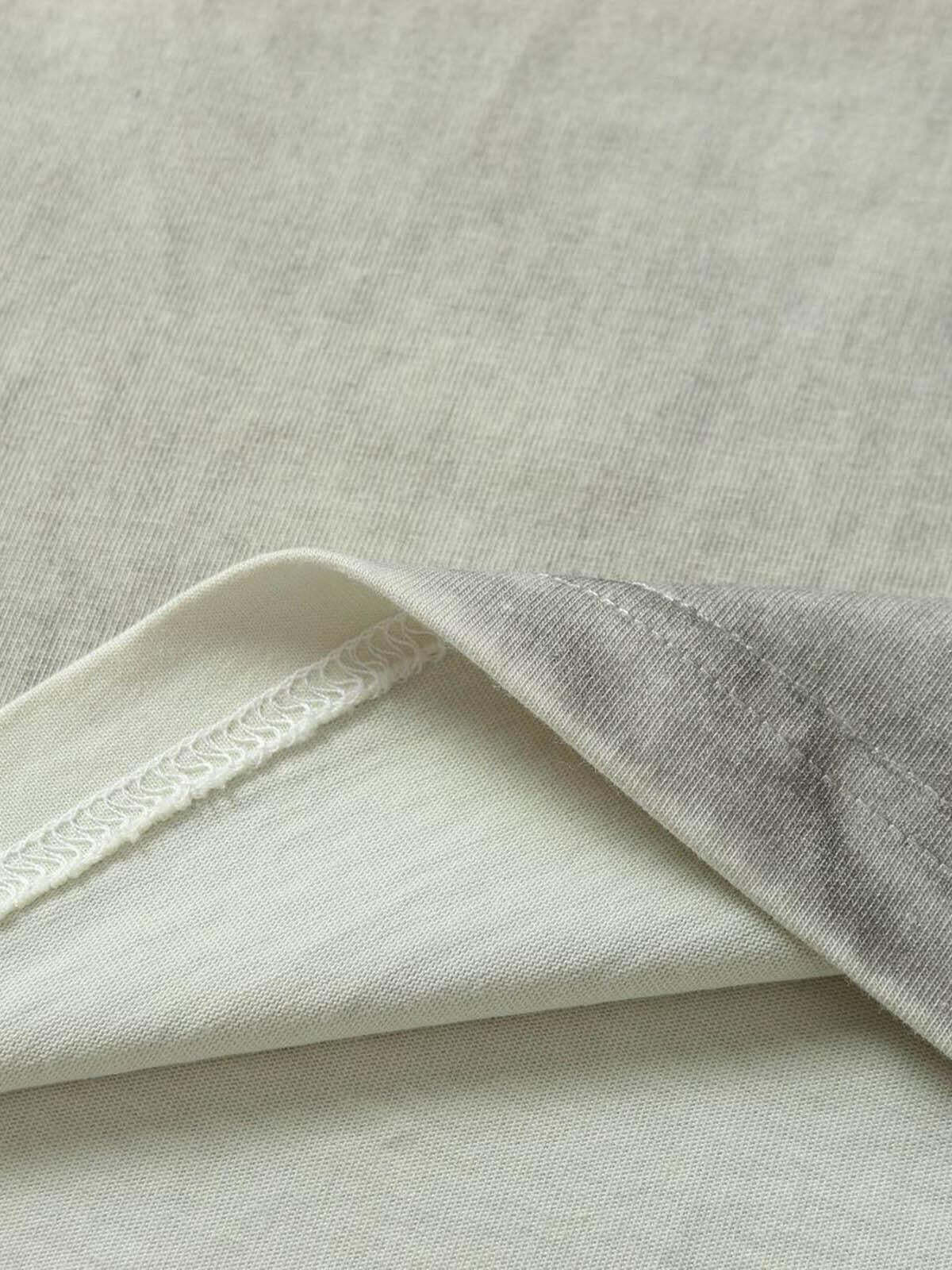 Concert Outfit Street Dirty Dyed Gradient Motorcycle T-Shirt Concert Outfit Street Dirty Dyed Gradient Motorcycle T-Shirt