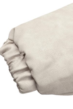 Concert Outfit Street Flame Embroidered Suede Padded Puffer Jacket