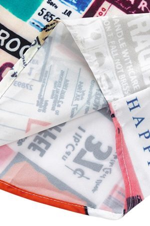 Concert Outfit Street Full Printed Short-Sleeved Shirts