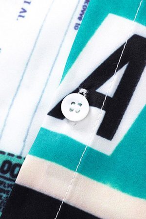 Concert Outfit Street Full Printed Short-Sleeved Shirts