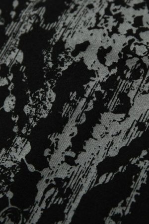 Concert Outfit Street Graffiti POLO Lapel Shirt