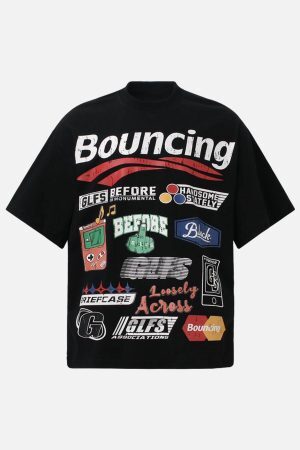 Concert Outfit Street Graphic Print T-Shirt