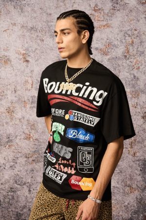 Concert Outfit Street Graphic Print T-Shirt