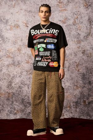 Concert Outfit Street Graphic Print T-Shirt