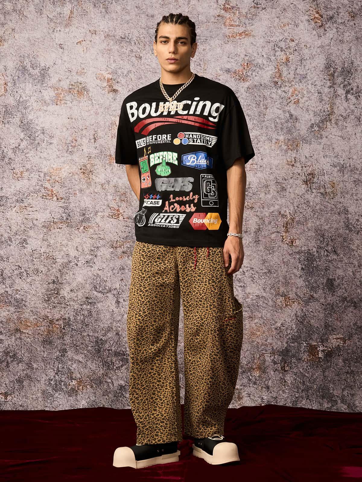 Concert Outfit Street Graphic Print T-Shirt Concert Outfit Street Graphic Print T-Shirt