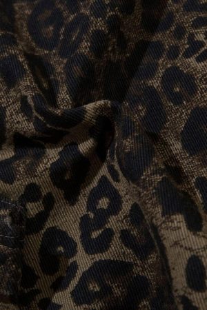 Concert Outfit Street Leopard Print Shorts