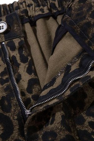 Concert Outfit Street Leopard Print Shorts