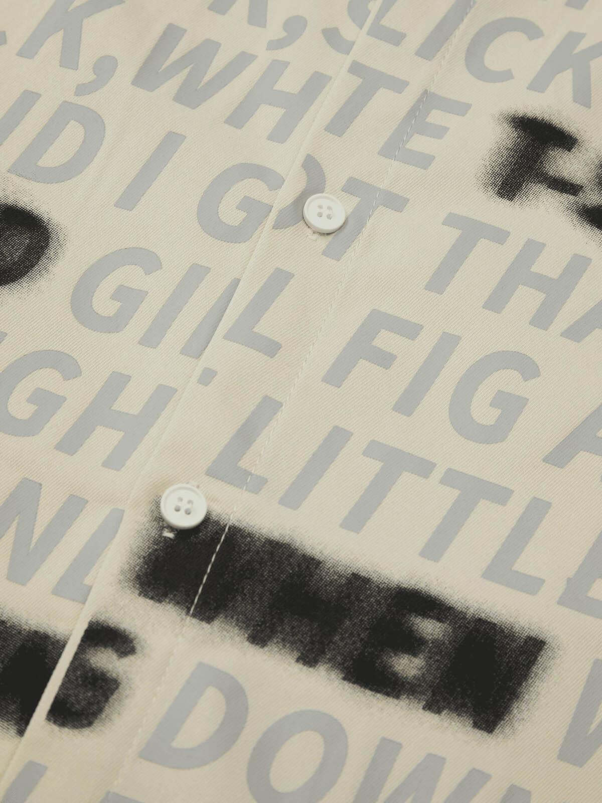 Concert Outfit Street Letter Print Short Sleeve Shirt Concert Outfit Street Letter Print Short Sleeve Shirt