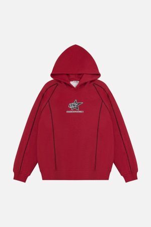 Concert Outfit Street Line Assemble Print Hoodie