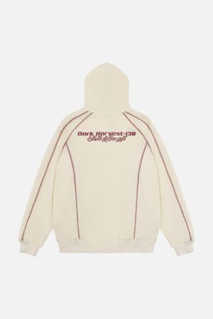 Concert Outfit Street Line Assemble Print Hoodie