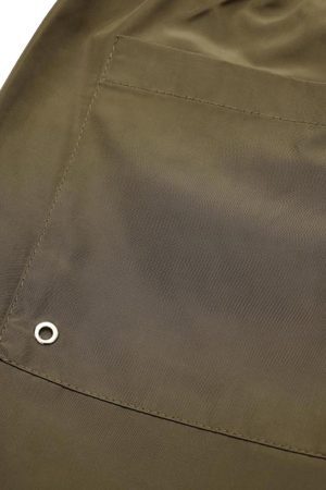 Concert Outfit Street Patchwork Personalized Multi-Pocket Shorts