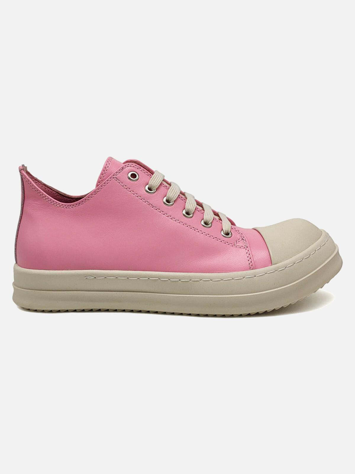 Concert Outfit Street Pink Leather Low-Top Sneakers Concert Outfit Street Pink Leather Low-Top Sneakers