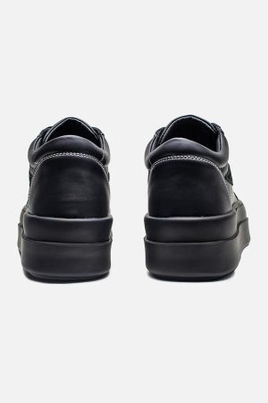 Concert Outfit Street PU Leather Sneakers