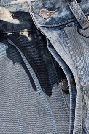 Concert Outfit Street Retro Camouflage Baggy Jeans