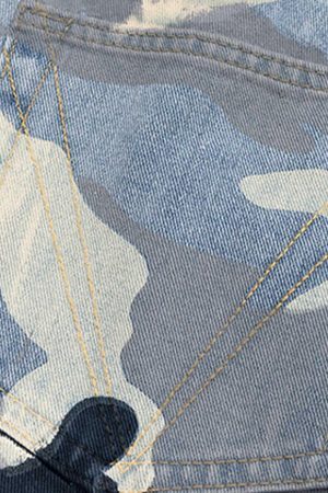 Concert Outfit Street Retro Camouflage Baggy Jeans