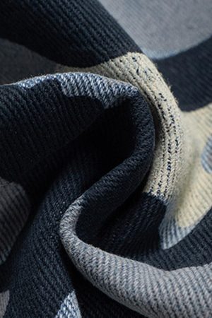 Concert Outfit Street Retro Camouflage Baggy Jeans