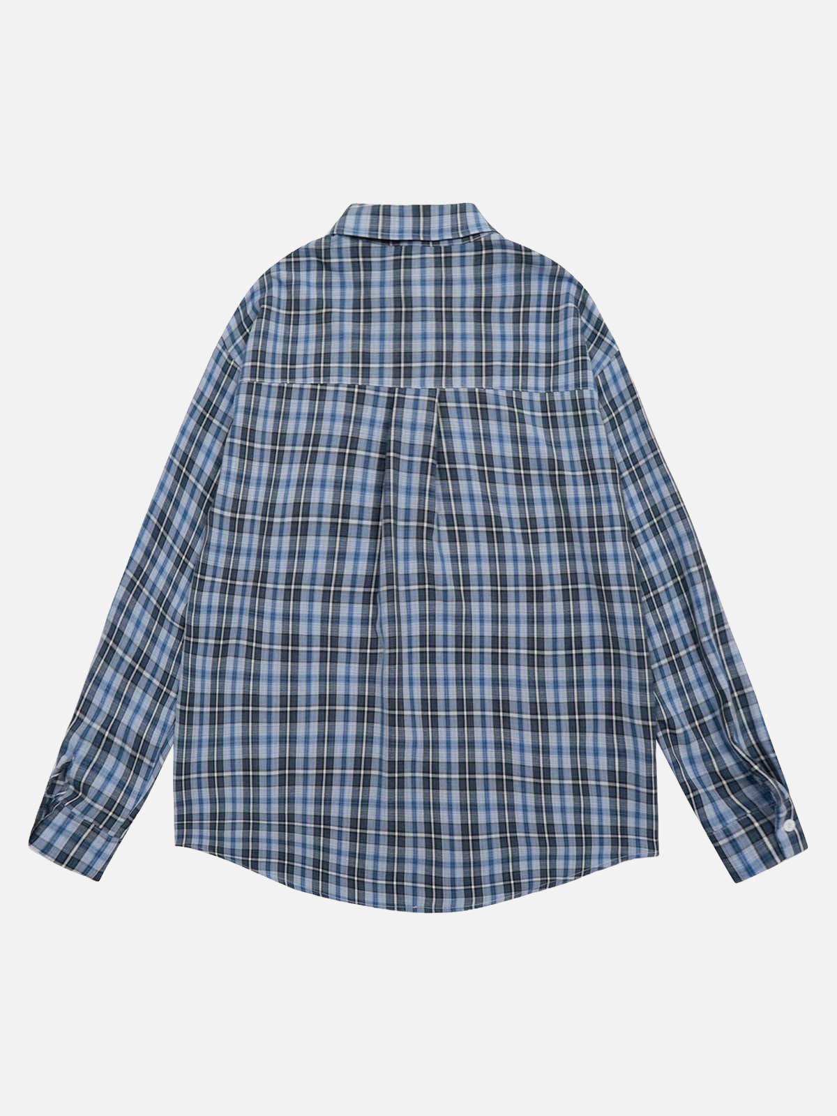 Concert Outfit Street Retro Cleanfit Plaid Shirt Concert Outfit Street Retro Cleanfit Plaid Shirt