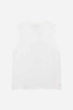 Concert Outfit Street Retro Star Chain Print Vest