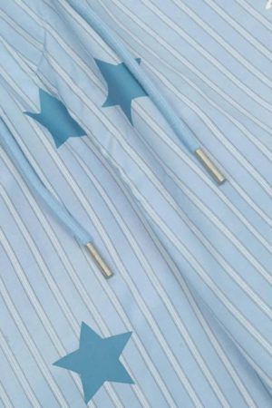 Concert Outfit Street Retro Star Vertical Stripes Trousers