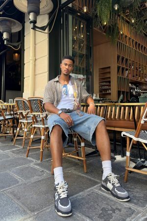 Concert Outfit Street Reversible Short-Sleeved Shirt