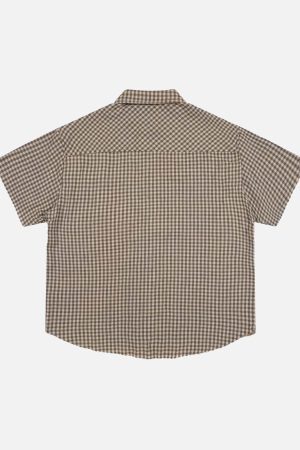 Concert Outfit Street Reversible Short-Sleeved Shirt