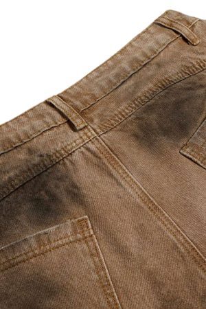 Concert Outfit Street Ripped Dirty Dye Jeans