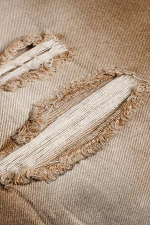 Concert Outfit Street Ripped Dirty Dye Jeans