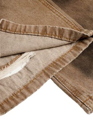 Concert Outfit Street Ripped Dirty Dye Jeans