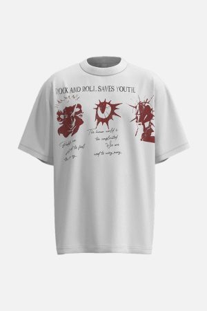 Concert Outfit Street Rock & Roll Graphic T-Shirt