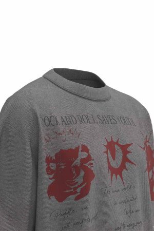 Concert Outfit Street Rock & Roll Graphic T-Shirt