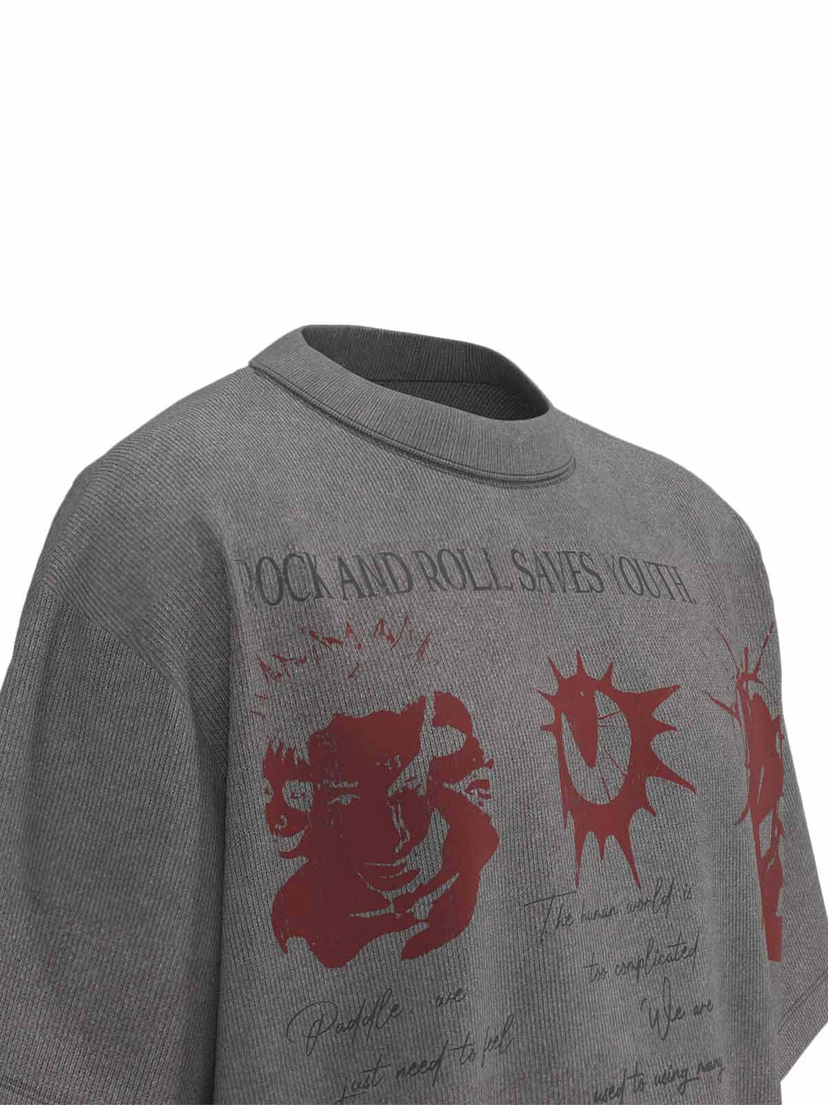 Concert Outfit Street Rock & Roll Graphic T-Shirt Concert Outfit Street Rock & Roll Graphic T-Shirt