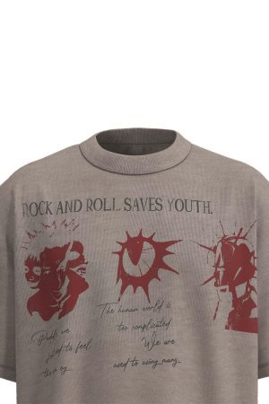 Concert Outfit Street Rock & Roll Graphic T-Shirt