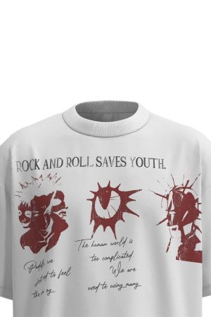 Concert Outfit Street Rock & Roll Graphic T-Shirt