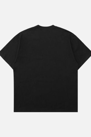 Concert Outfit Street Skull Print T-Shirt