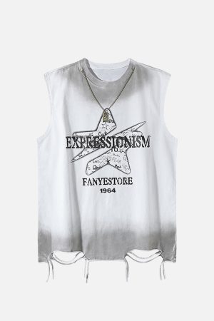Concert Outfit Street Star Graphic Vest
