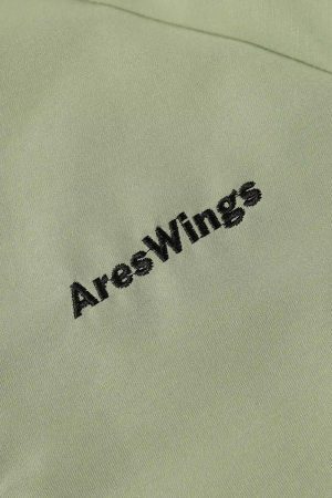 Concert Outfit Street Stars Embroidered Zip-Up Jacket