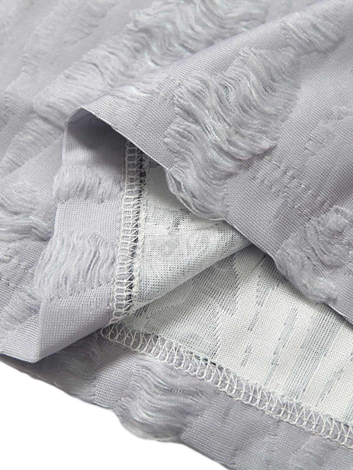 Concert Outfit Street Stitching Cross Print T-Shirt Concert Outfit Street Stitching Cross Print T-Shirt