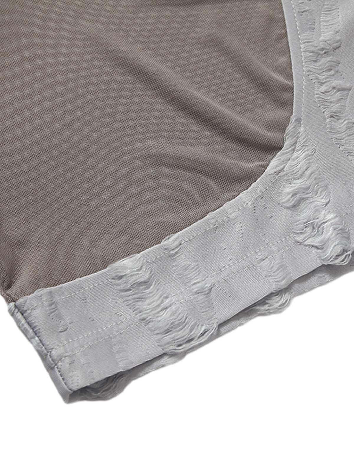 Concert Outfit Street Stitching Cross Print T-Shirt Concert Outfit Street Stitching Cross Print T-Shirt