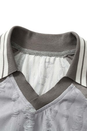 Concert Outfit Street Stitching Cross Print T-Shirt