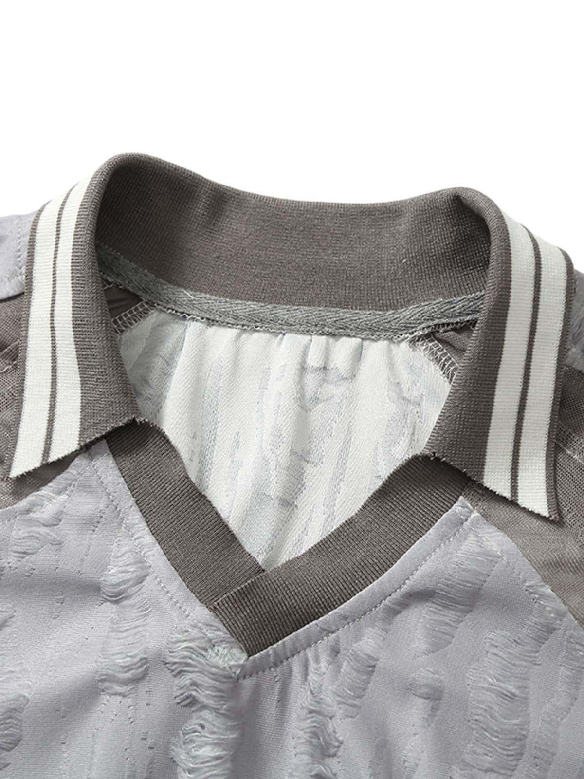 Concert Outfit Street Stitching Cross Print T-Shirt Concert Outfit Street Stitching Cross Print T-Shirt