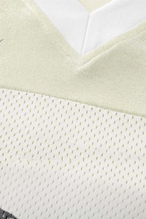 Concert Outfit Street Stitching Mesh Character Print T-Shirt