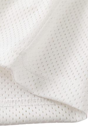 Concert Outfit Street Stitching Mesh Character Print T-Shirt