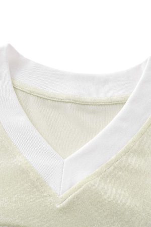 Concert Outfit Street Stitching Mesh Character Print T-Shirt