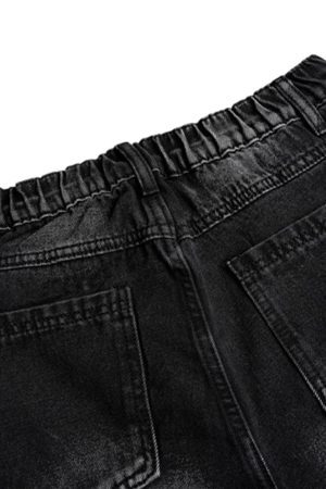 Concert Outfit Street Stripe Paneled Work Jeans